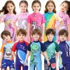 Cute Cartoon Children Swimsuit One Piece Quick Dry Swimwear for Boys Girls Baby Swimming Suit Unicorn Dinosaur Animal Swimwear
