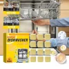 Dishwasher Cleaner Tablets 12pcs Powerful Oil Stain Dirt Grease Removal Descaling Detergent Sewer Deodorizing Limescale Remover