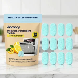 Dishwasher Cleaner Tablets Deep Cleaning & Odor Remove Grease Residue and Grime for Fresher Cleaner Machine Restore Shine