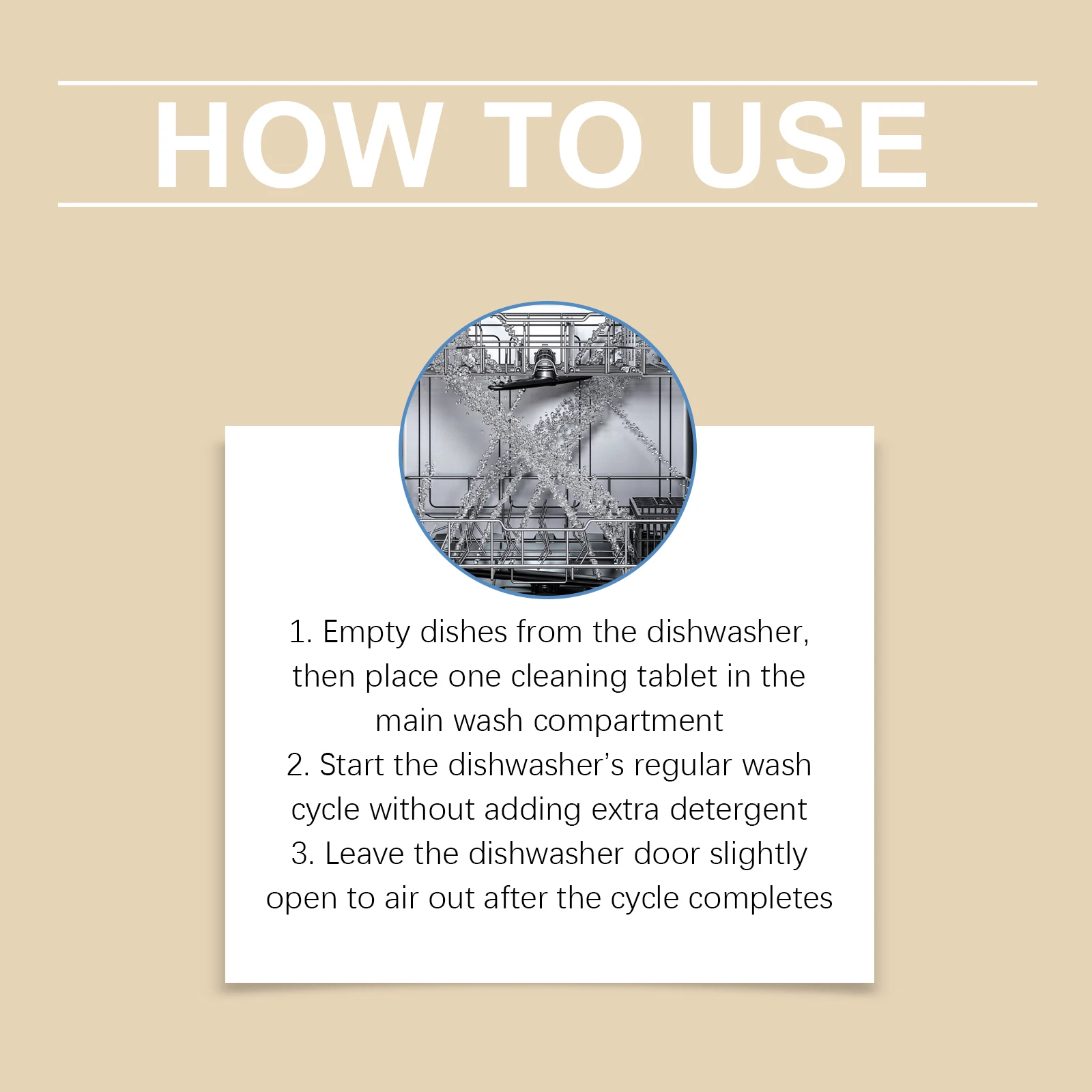 Dishwasher Cleaning Tablet Effectively Remove Food Residues Eliminate Odors Reduce Bacterial Growth Dishwasher Descaling Cleaner - Image 6