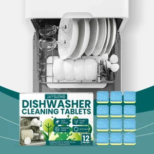 Dishwasher Cleaning Tablets Gentle and Effective for Removing Scale in Portable Household Kitchen Dishwasher Cleaning Tablets