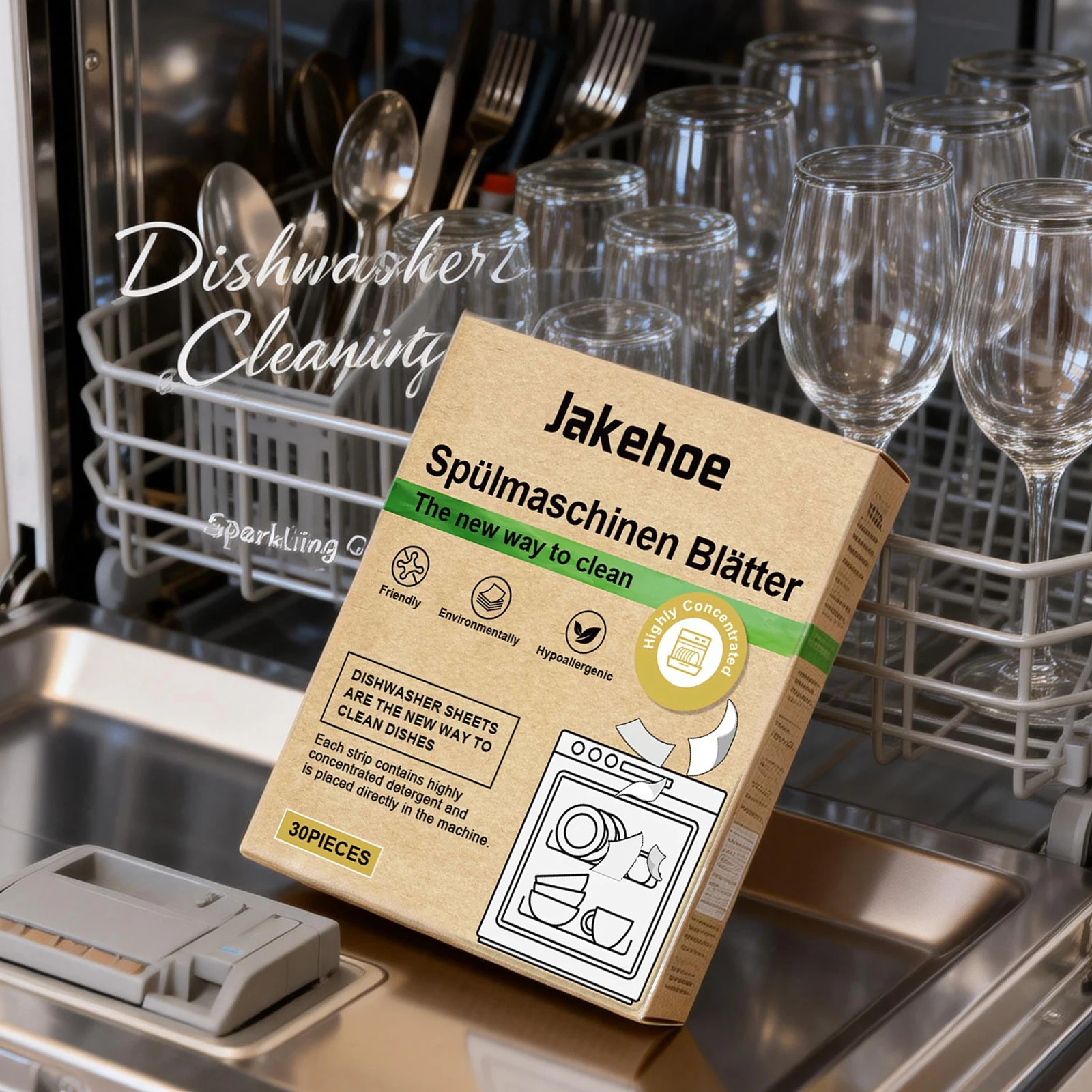Dishwasher Cleaning Tablets Oil Dirt Removal Descaling Detergent Tablets High Efficient Kitchen Cleaning Tools for Dishwasher - Image 4