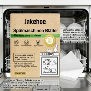 Dishwasher Cleaning Tablets Oil Dirt Removal Descaling Detergent Tablets High Efficient Kitchen Cleaning Tools for Dishwasher