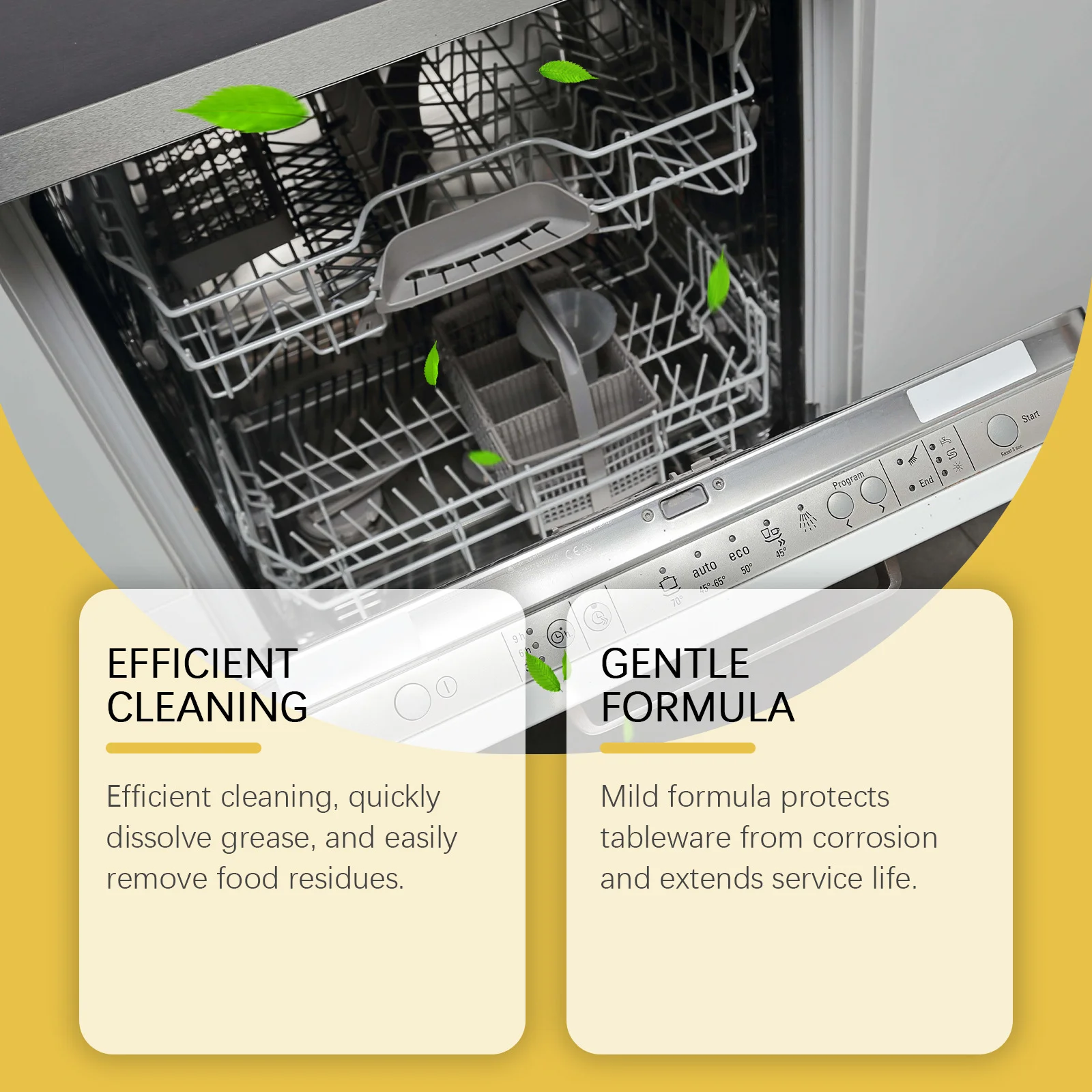 Dishwasher Tablets Oil Stains Deep Cleaning Decontamination Remove Scale Odors Descaling Detergent Tablets Kitchen Cleaning Tool - Image 4