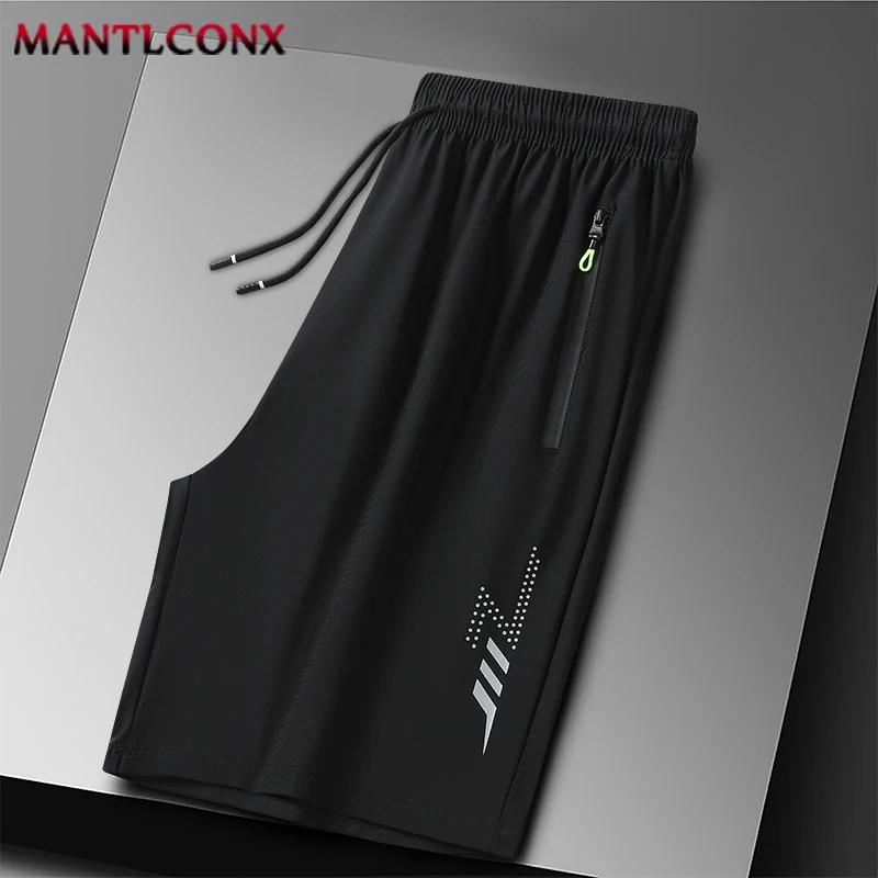 Drawstring Board Shorts Solid Color Shorts Men Summer Short Sweatpants Zipper Pockets Sportswear Running Basketball Shorts Beach - Image 5