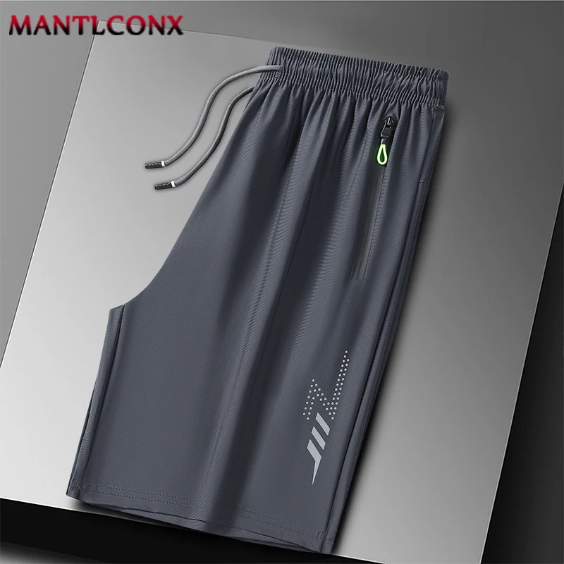 Drawstring Board Shorts Solid Color Shorts Men Summer Short Sweatpants Zipper Pockets Sportswear Running Basketball Shorts Beach - Image 6