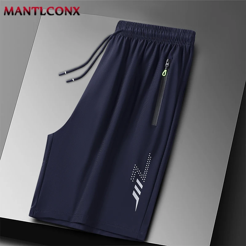 Drawstring Board Shorts Solid Color Shorts Men Summer Short Sweatpants Zipper Pockets Sportswear Running Basketball Shorts Beach - Image 4