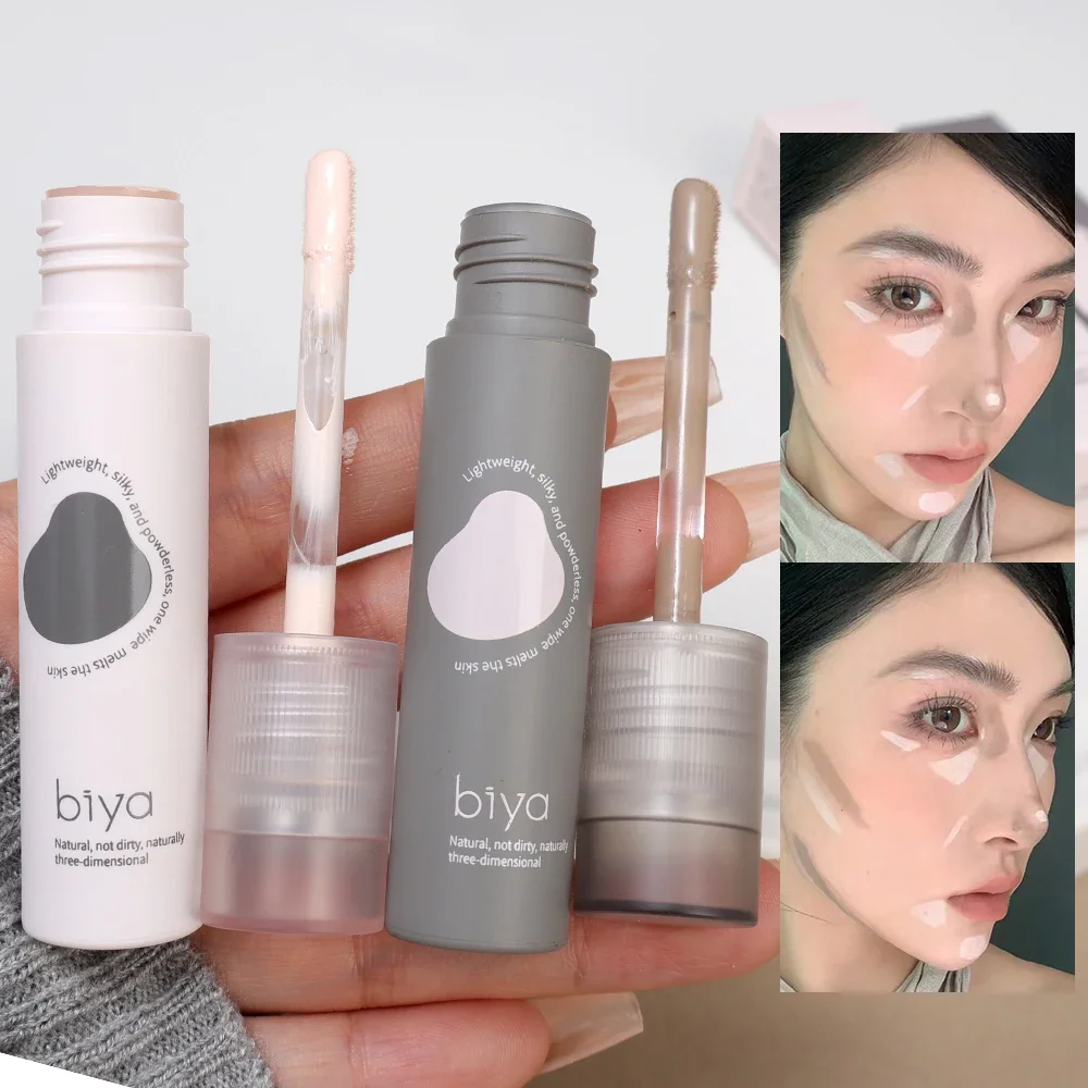 Face Brighten Contouring Liquid Concealer Makeup Waterproof Nose Shadow Contour Lasting Natural Bronzer Highlighter Cosmetics - Image 4