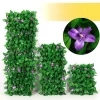 Fake Artificial Expandable Gardening Supplies Fake Hedges With Flower Privacy Fence Screen For Home Hotel Restaurant Apartment