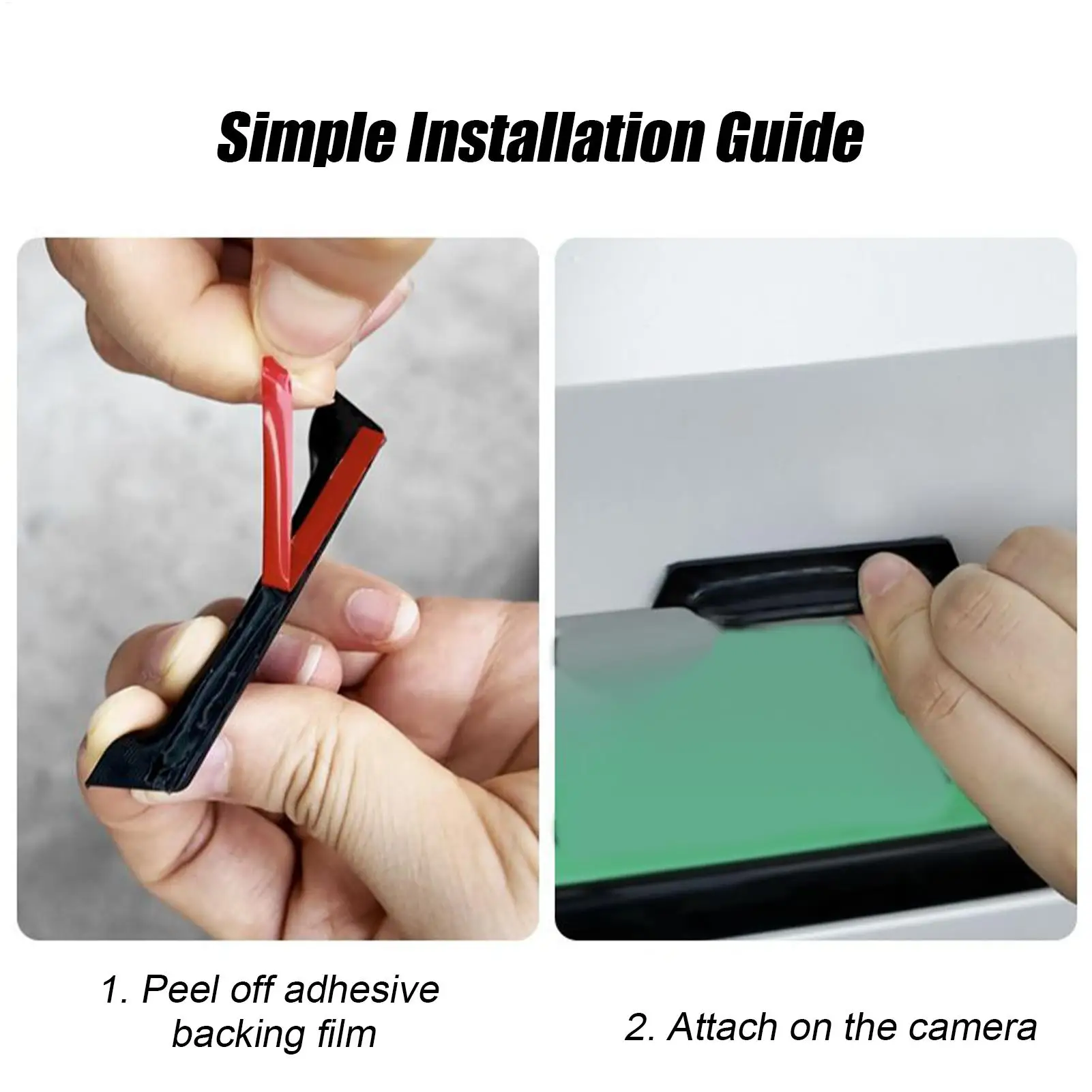 For for car reversing camera rain cover Backup Camera Rain Shield 360 Degree View Car Rear View Camera Protection Trim Rainproof - Image 6