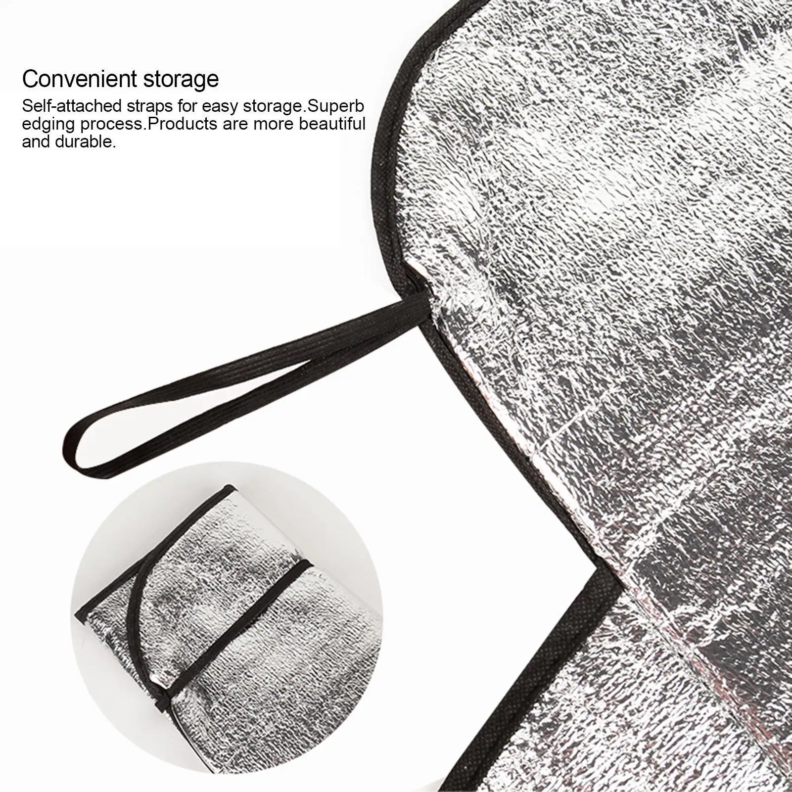 Front Car Window Ice Protection Snow Ice Windshield Cover All Weather Vehicle Sun Block Exterior Anti-Freeze Protector For RVs - Image 5