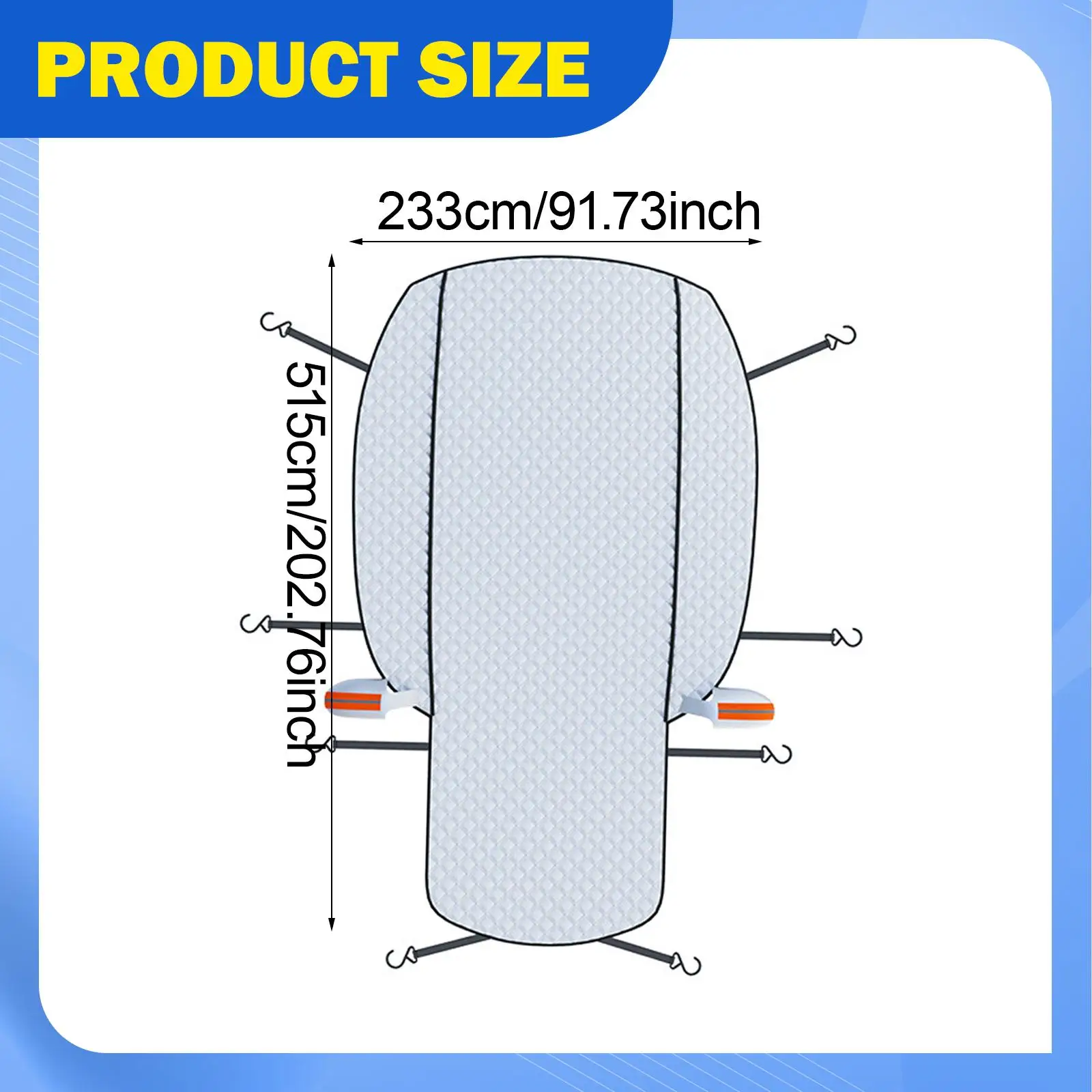 Frost Hail Protector Waterproof Automotive Exterior Accessories Sun Shade Cover Sun Protector Sun Shield Cover for MPV Auto Frost Hail Protector Waterproof Automotive Exterior Accessories Sun Shade Cover Sun Protector Sun Shield Cover for MPV Auto