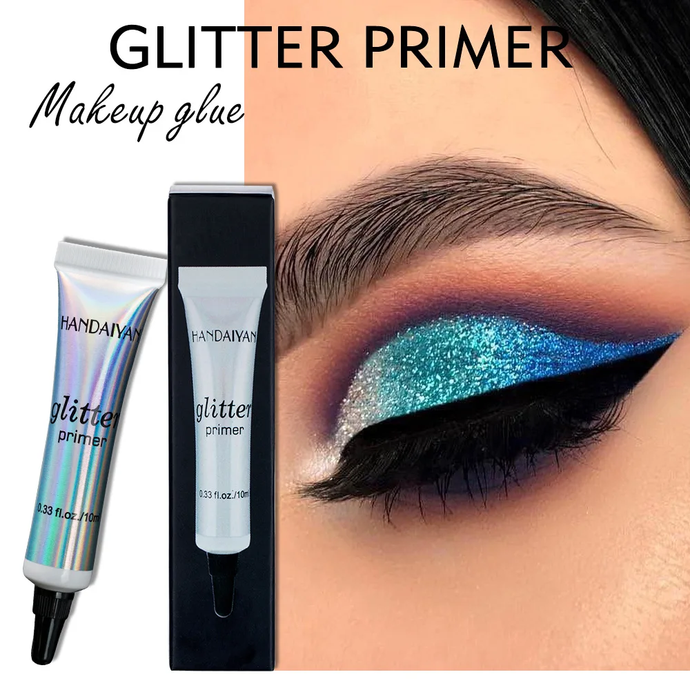 HANDAIYAN Glitter Primer Makeup Glue Flash Eyes Gel Face Eye Body Sequin Primer Long-lasting Brilliant Makeup Tools Primer Shiny - Image 2