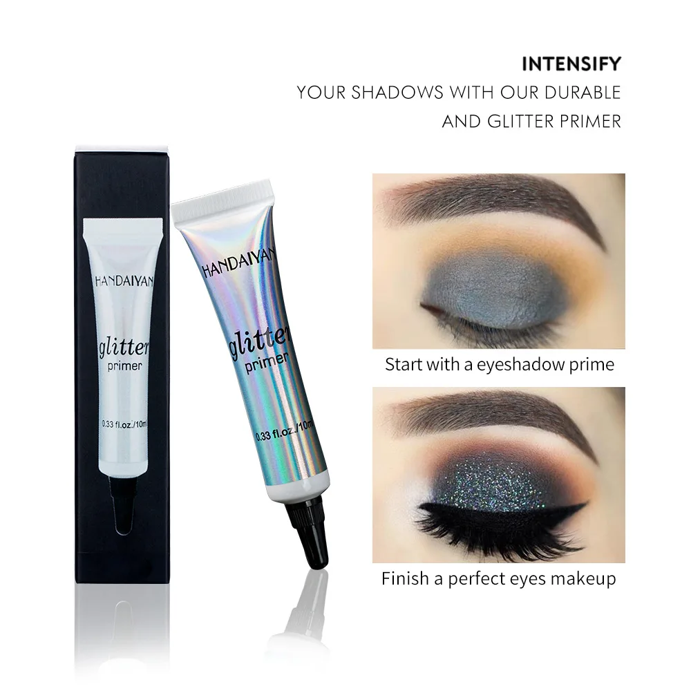 HANDAIYAN Glitter Primer Makeup Glue Flash Eyes Gel Face Eye Body Sequin Primer Long-lasting Brilliant Makeup Tools Primer Shiny - Image 3