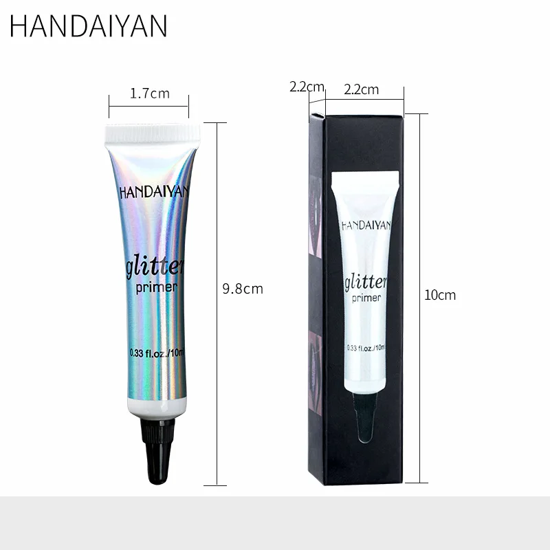 HANDAIYAN Glitter Primer Makeup Glue Flash Eyes Gel Face Eye Body Sequin Primer Long-lasting Brilliant Makeup Tools Primer Shiny - Image 6
