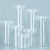 HOT PET Plastic Seal Bottle Clear Empty Packing Bottle Circular Bucket Storage Biscuit Jar Food Grade Sealed Cans Tank Container