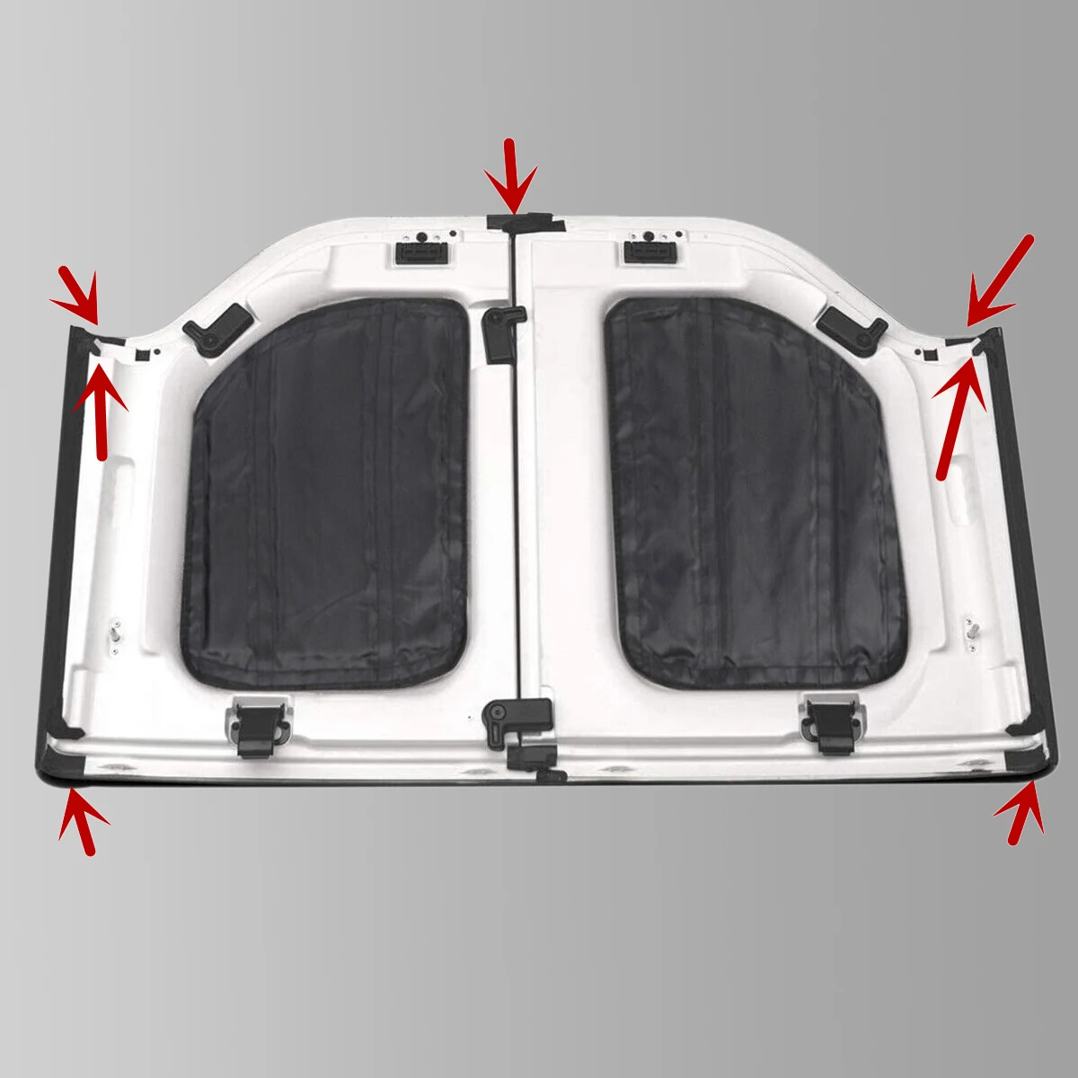 Hardtop Weather Sealing Strip Rain Blocker Diversion Leak Repair Tool for Jeep Wrangler JK JL Gladiator JT 2007-2017 2018-2026 - Image 7