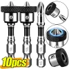 Hex Shank Magnetic Positioning Screwdriver Bit Alloy Steel Drywall Screw Setter Plasterboard Locating Batch Head Drilling Tools