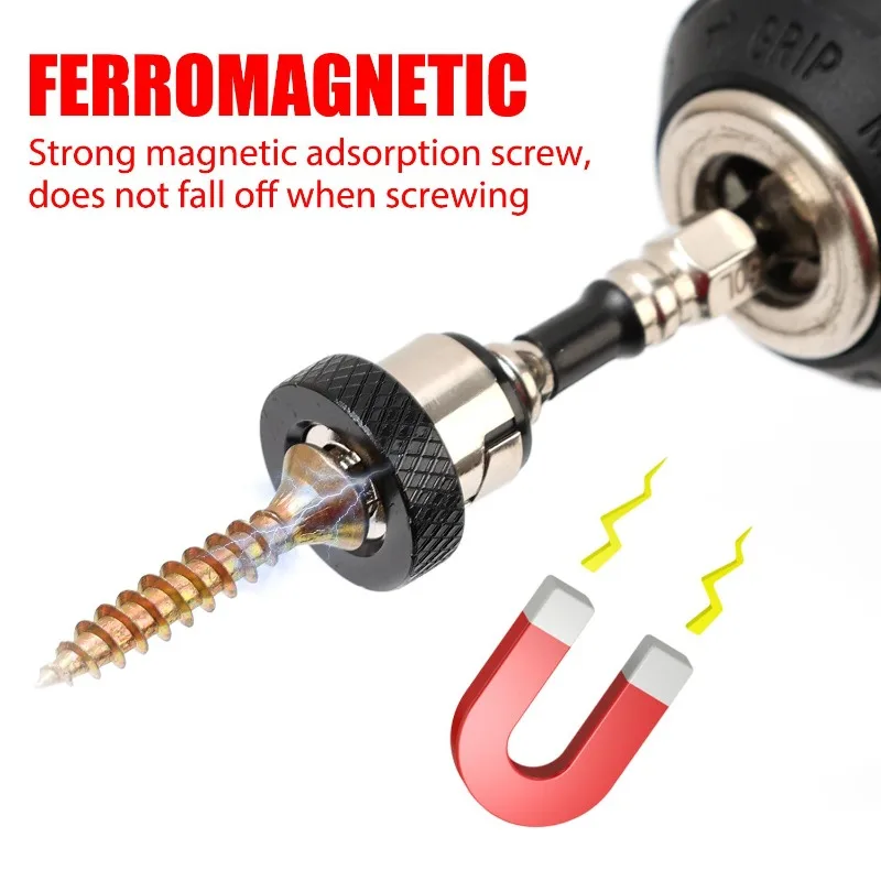 Hex Shank Magnetic Positioning Screwdriver Bit Alloy Steel Drywall Screw Setter Plasterboard Locating Batch Head Drilling Tools - Image 6