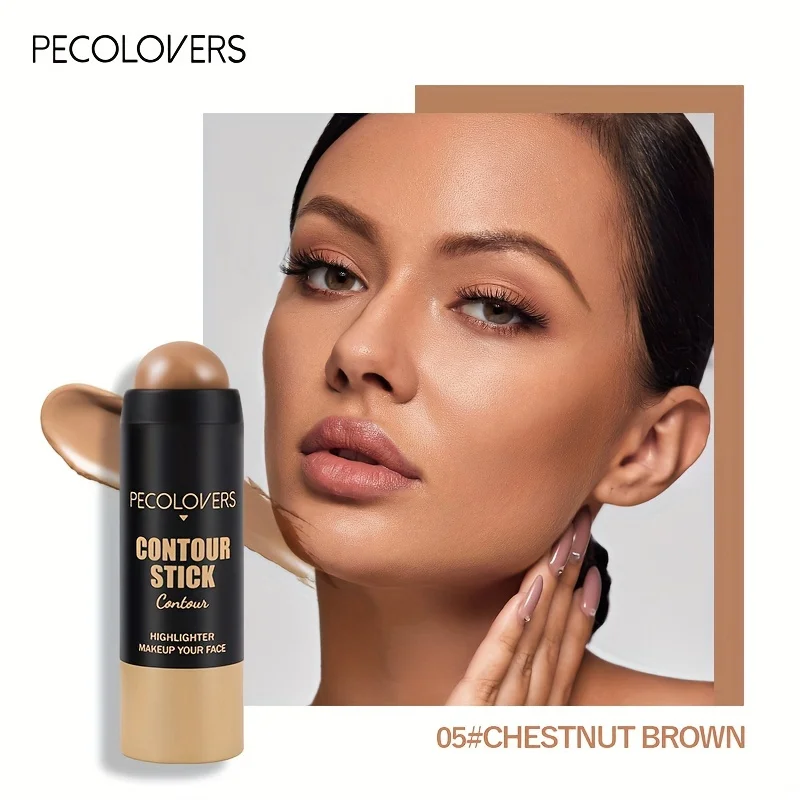 Highlighter Brightening Makeup Face Contouring Bronzer Stick Blusher Rouge Cream Modify Concealer Pen For Natural 3D Makeup - Image 5