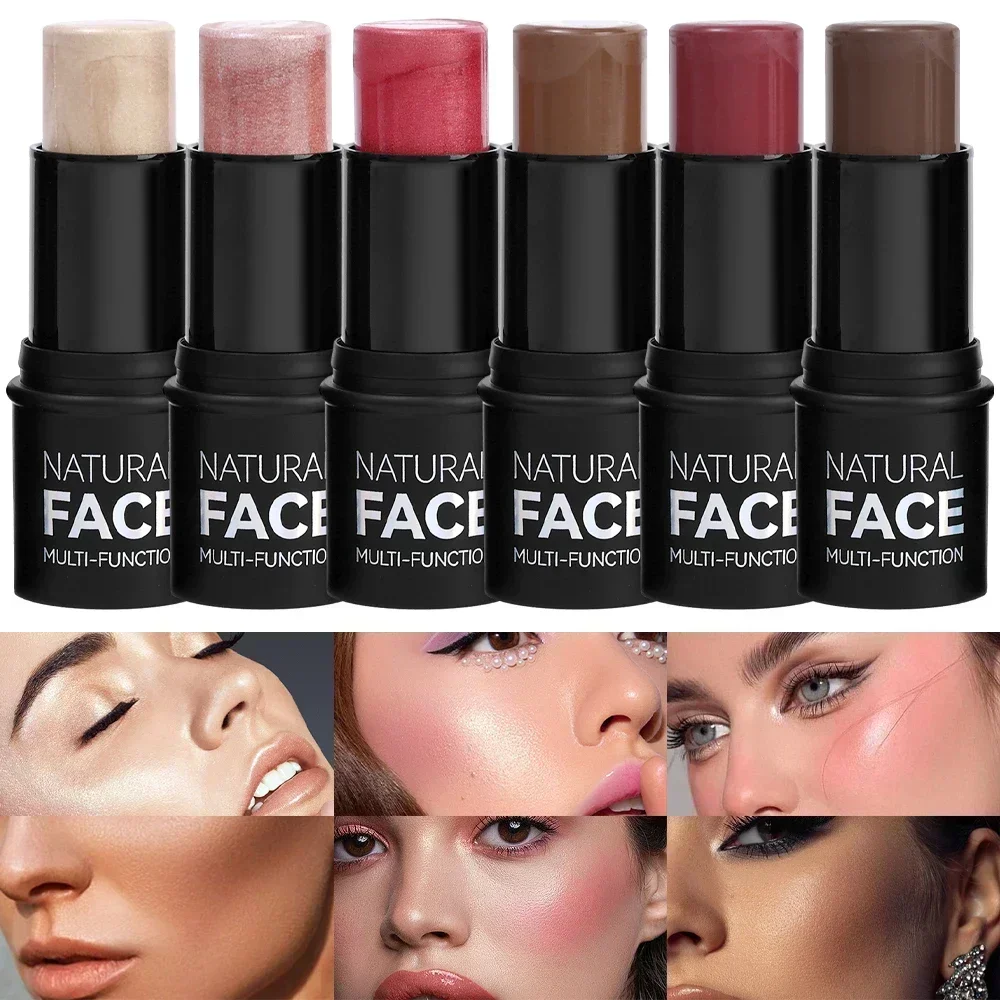 Highlighting&Bronzer Stick Face Brightening Blusher Rouge Concealer Pen Long Lasting Corrector Nose Shadow Contouring Cosmetics - Image 4