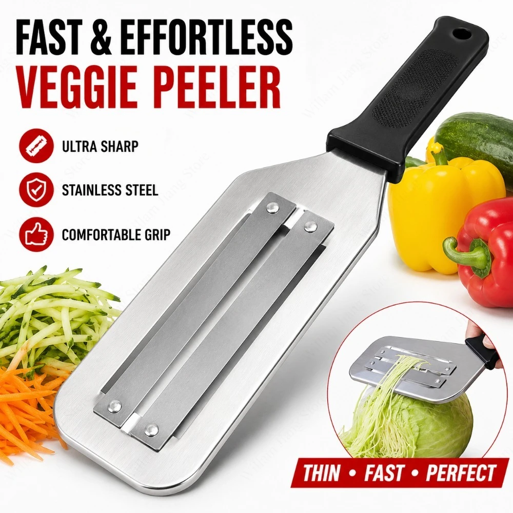 Household Cooking Tool Stainless Steel Fruit Vegetable Peeler Paring Knife with Ergonomic Handle Practical Accessory for Daily - Image 2