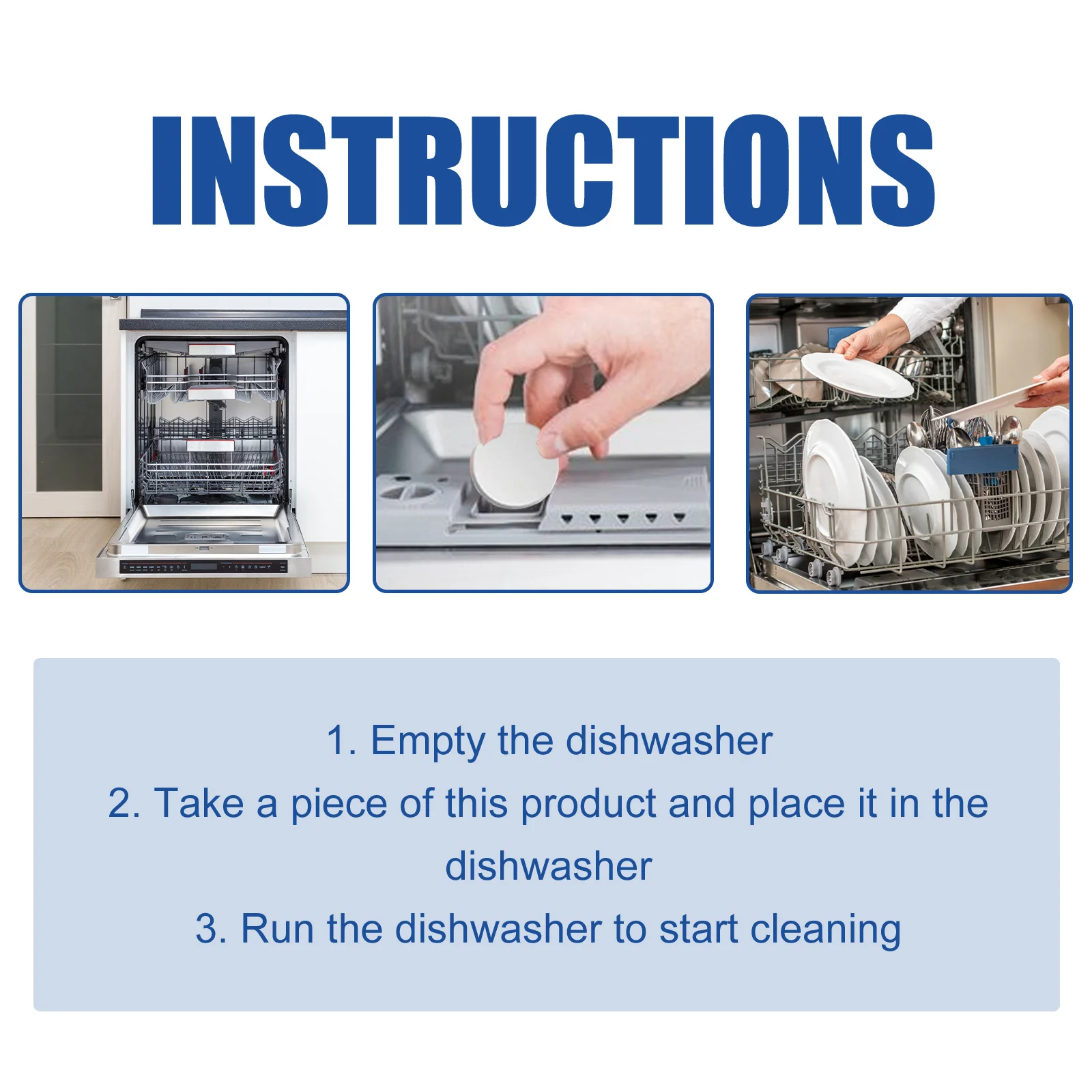 JAKEHOE Dishwasher Cleaning Descaler 1-100pcs Pack-Deep Cleaning Tablets Odor Removing Tablets Household Cleaning Accessories - Image 5