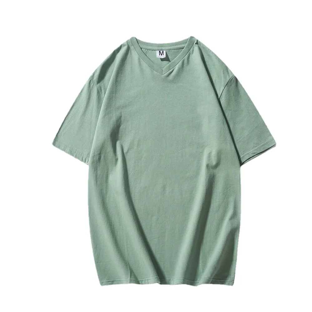 KB Brand New Cotton Men's T-shirt Short-sleeve Man T shirt Short Sleeve Pure Color Men V-Neck T-shirts For Male Tops - Image 2