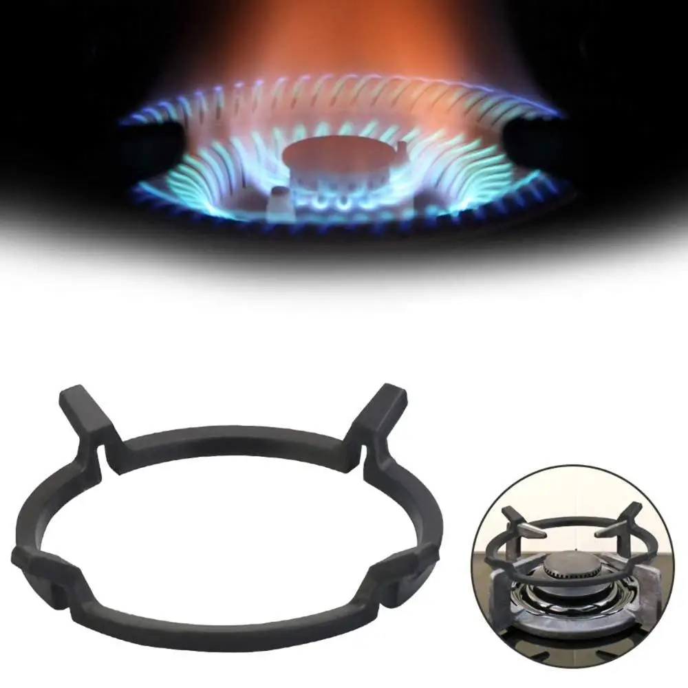 Kitchen Cauldron Round Carbon Steel Gas Cooker Support Pots Holder Stove Rack Pan Stand Wok Ring - Image 2
