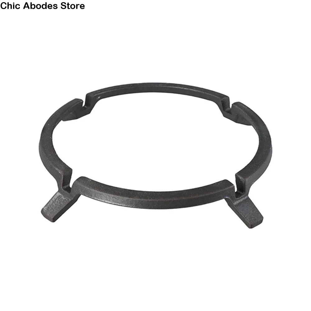 Kitchen Cauldron Round Carbon Steel Gas Cooker Support Pots Holder Stove Rack Pan Stand Wok Ring