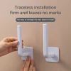 Kitchen Paper Holder Towel Storage Hook Toilet Paper Holder Towel Rack Stand Storage Rack Shelf Tissue Holder Bathroom Organizer