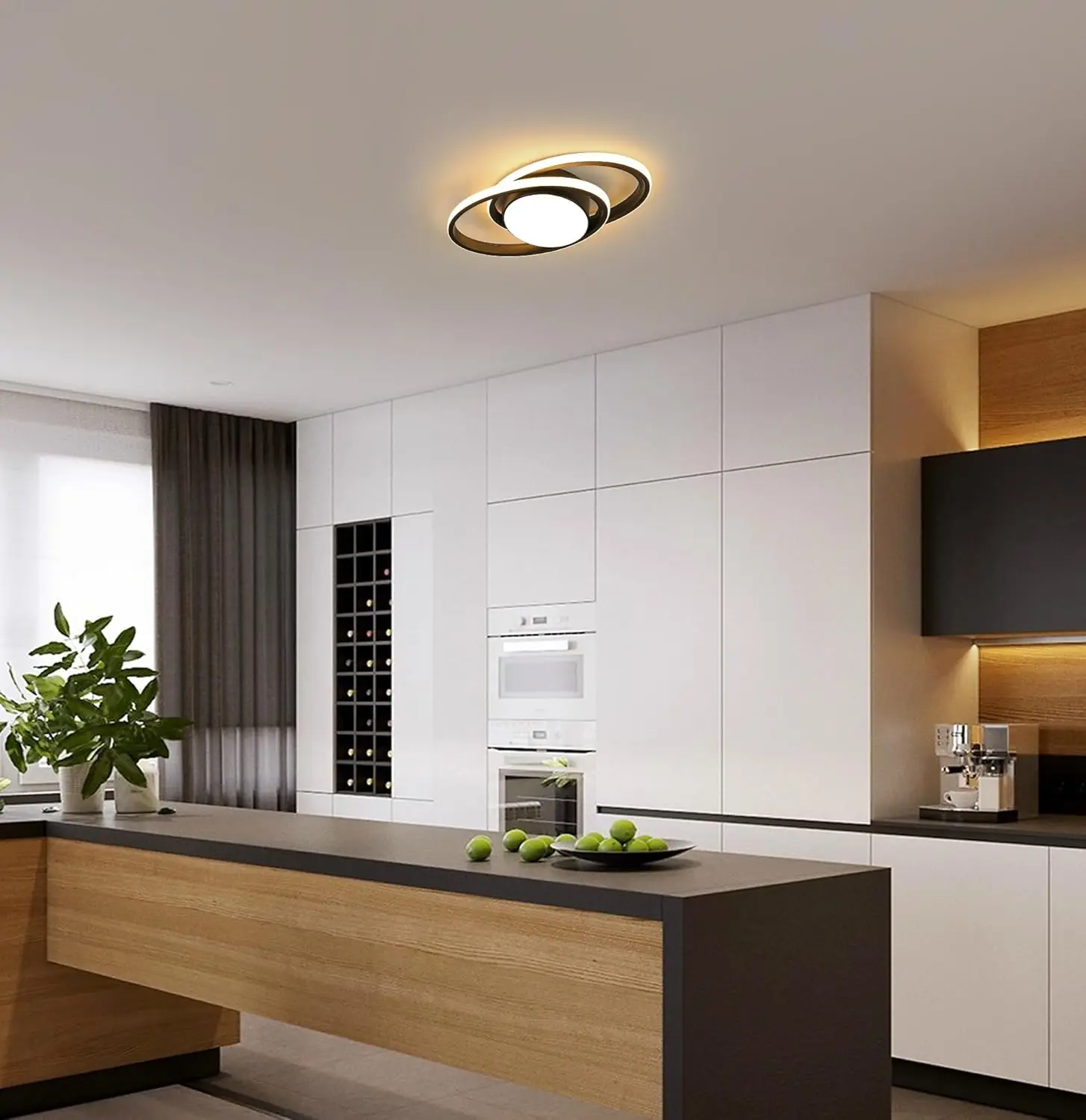 Led Ceiling Light Fixtures, 6500K Cold White Ceiling Lights, Modern Flush Mount Ceiling Light for Hallway, Kitchen, Bedroom, Liv - Image 6