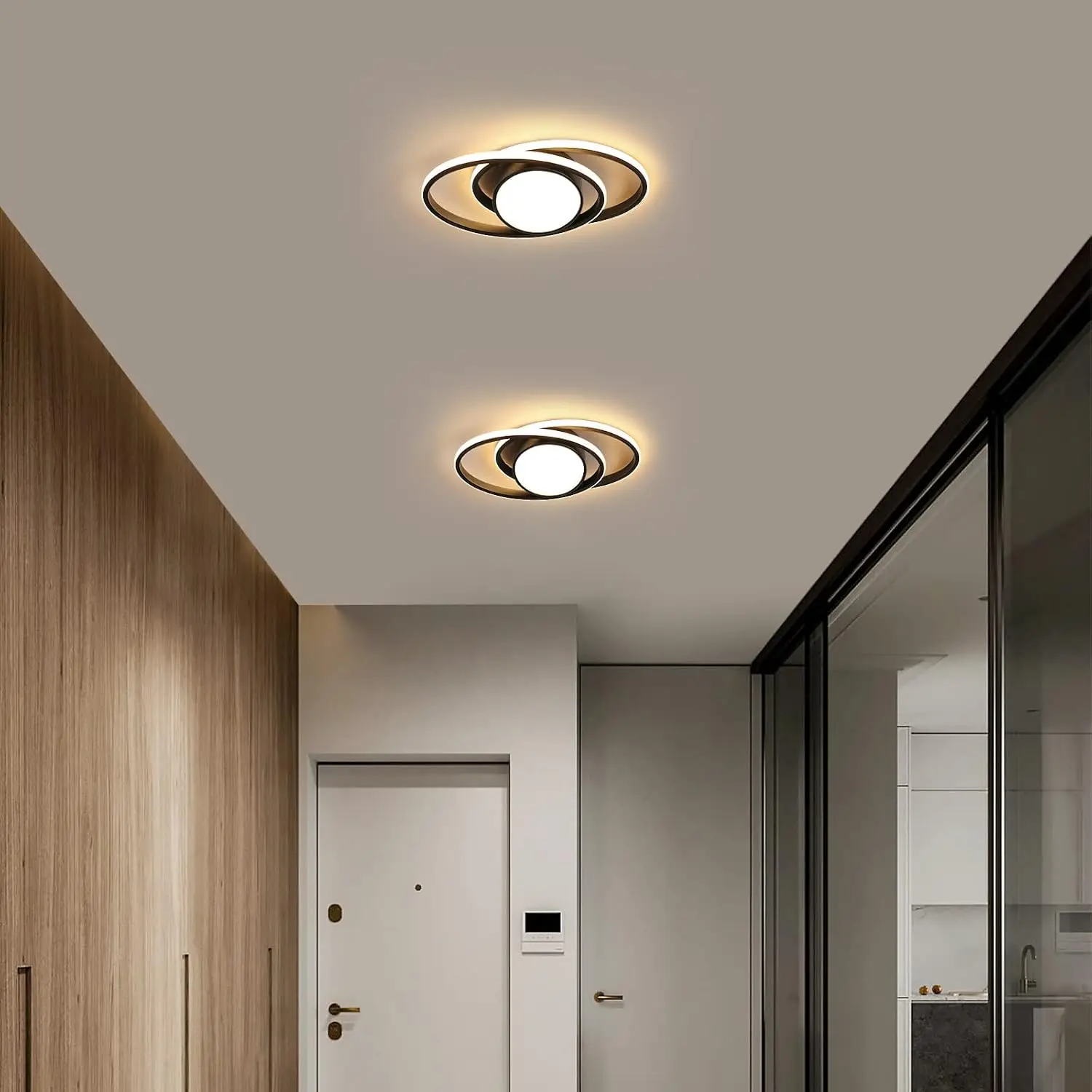 Led Ceiling Light Fixtures, 6500K Cold White Ceiling Lights, Modern Flush Mount Ceiling Light for Hallway, Kitchen, Bedroom, Liv - Image 4