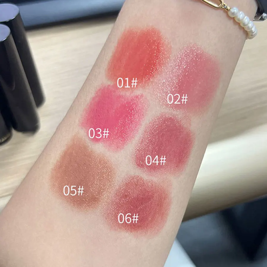Lipstick red brown lipstick waterproof moisturizing mirror lipstick lip gloss natural long-lasting makeup Valentine's Day gift - Image 5