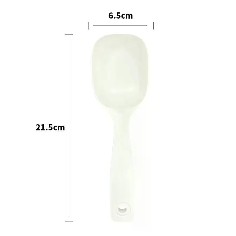 Long Handle Soup Ladle Non-slip Handle Large White Stirring Spoon for Professional Chef Home Cooking Use - Image 3