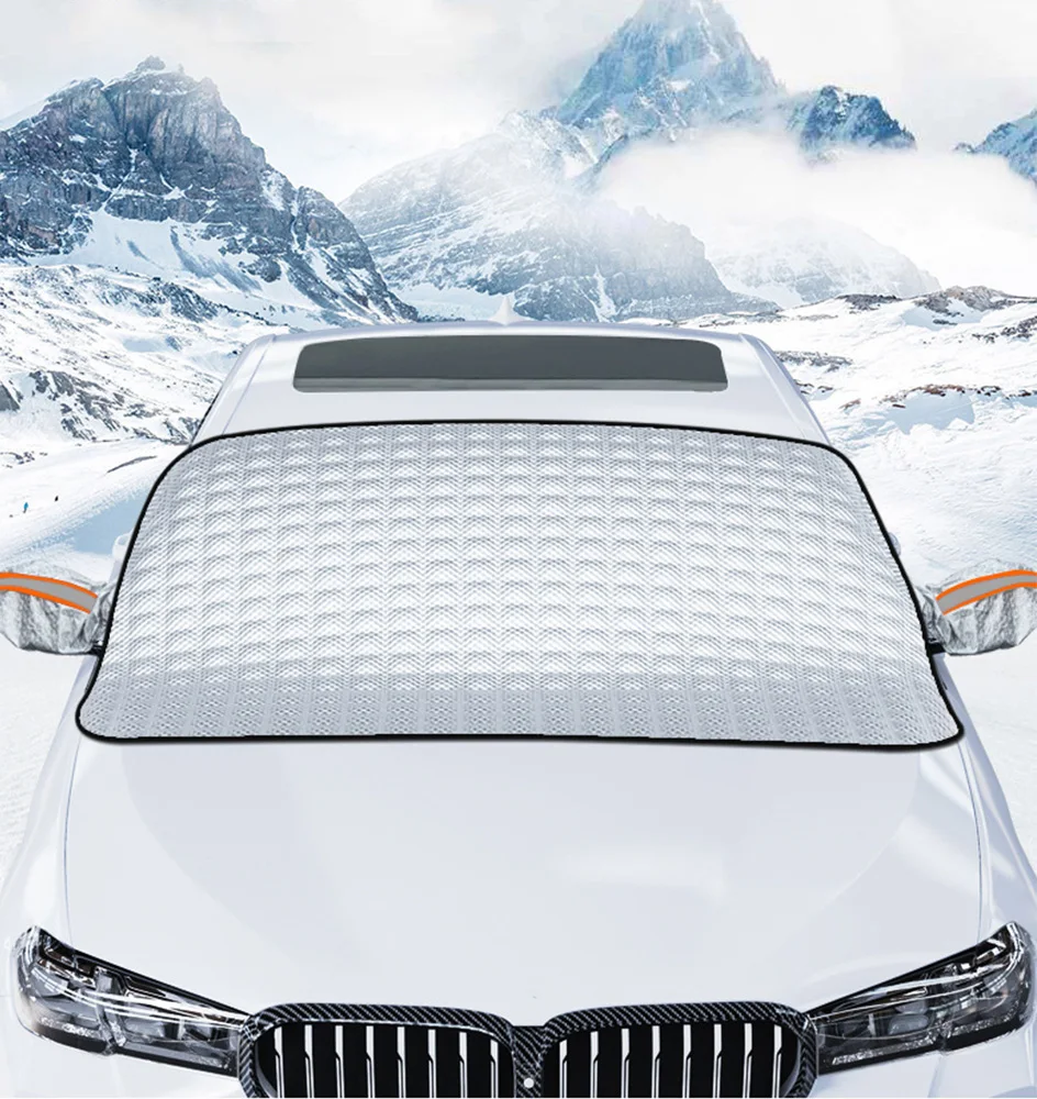 Magnetic Car Front Windshield Shield, All-Weather Waterproof Sun Block & Snow Frost Insulation Cover Vehicle Exterior Protection - Image 5