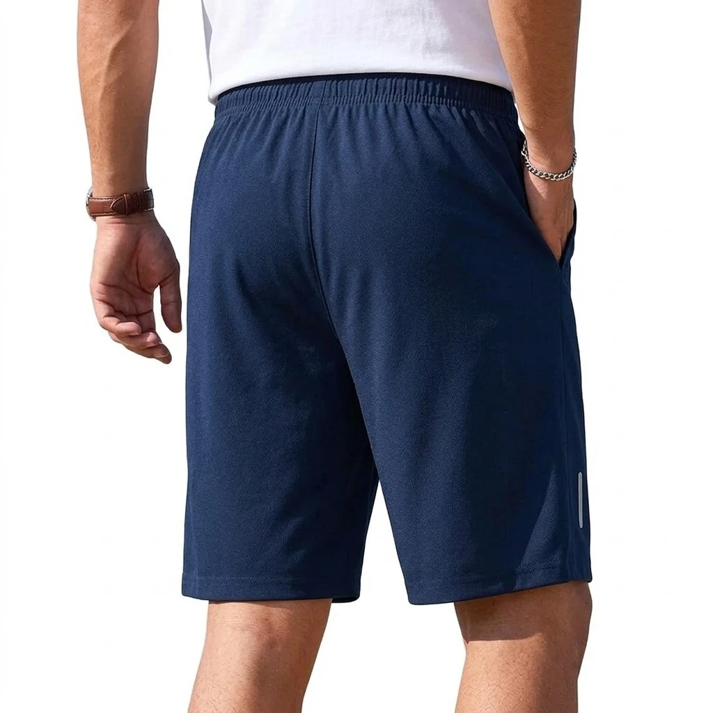 Man Quick Dry Running Shorts Summer Athletic Short Trousers Zipper Pocket Gym Man Casual Hiking Shorts Man Plus Size Baggy Pants - Image 4