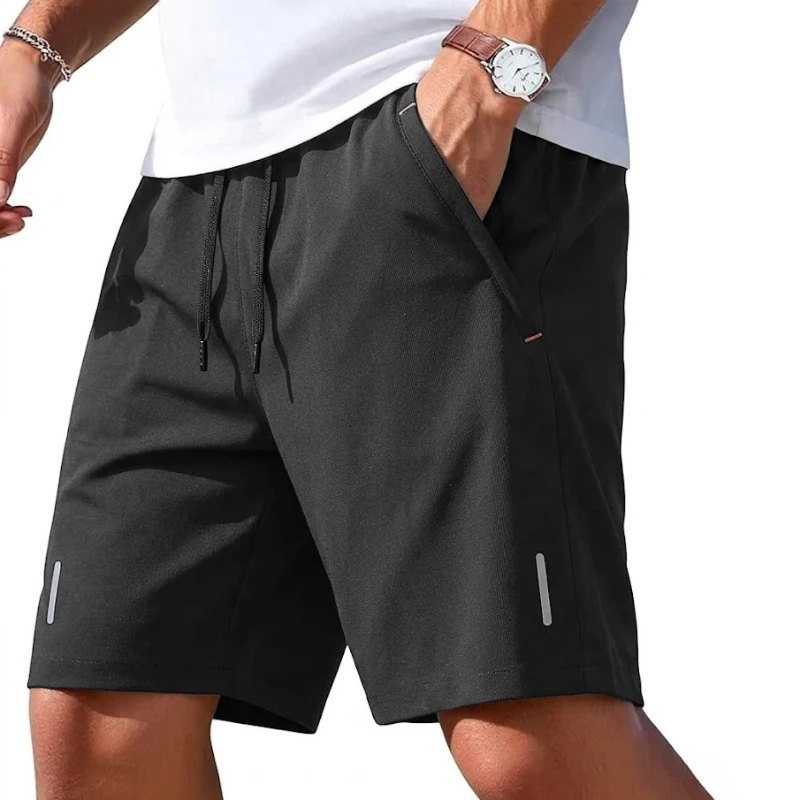Man Quick Dry Running Shorts Summer Athletic Short Trousers Zipper Pocket Gym Man Casual Hiking Shorts Man Plus Size Baggy Pants - Image 5