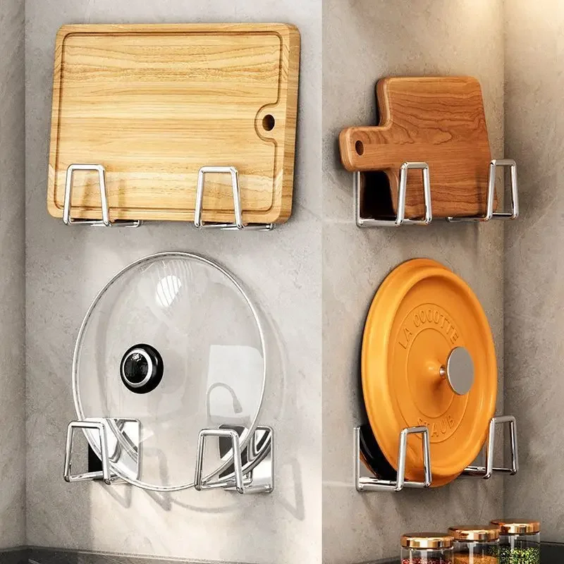 Metal Self Adhesive Hook Sink Sponge Storage Holder Kitchen Holder Stainless Steel Sink Lid Dish Rack Kitchen Wire Rag Organizer - Image 3