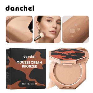 Mousse Cream Bronzer Bouncy & Blurring Airbrushed Blending Long Lasting Contour Makeup Soft-Matte Natural Blurred Finish Makeup