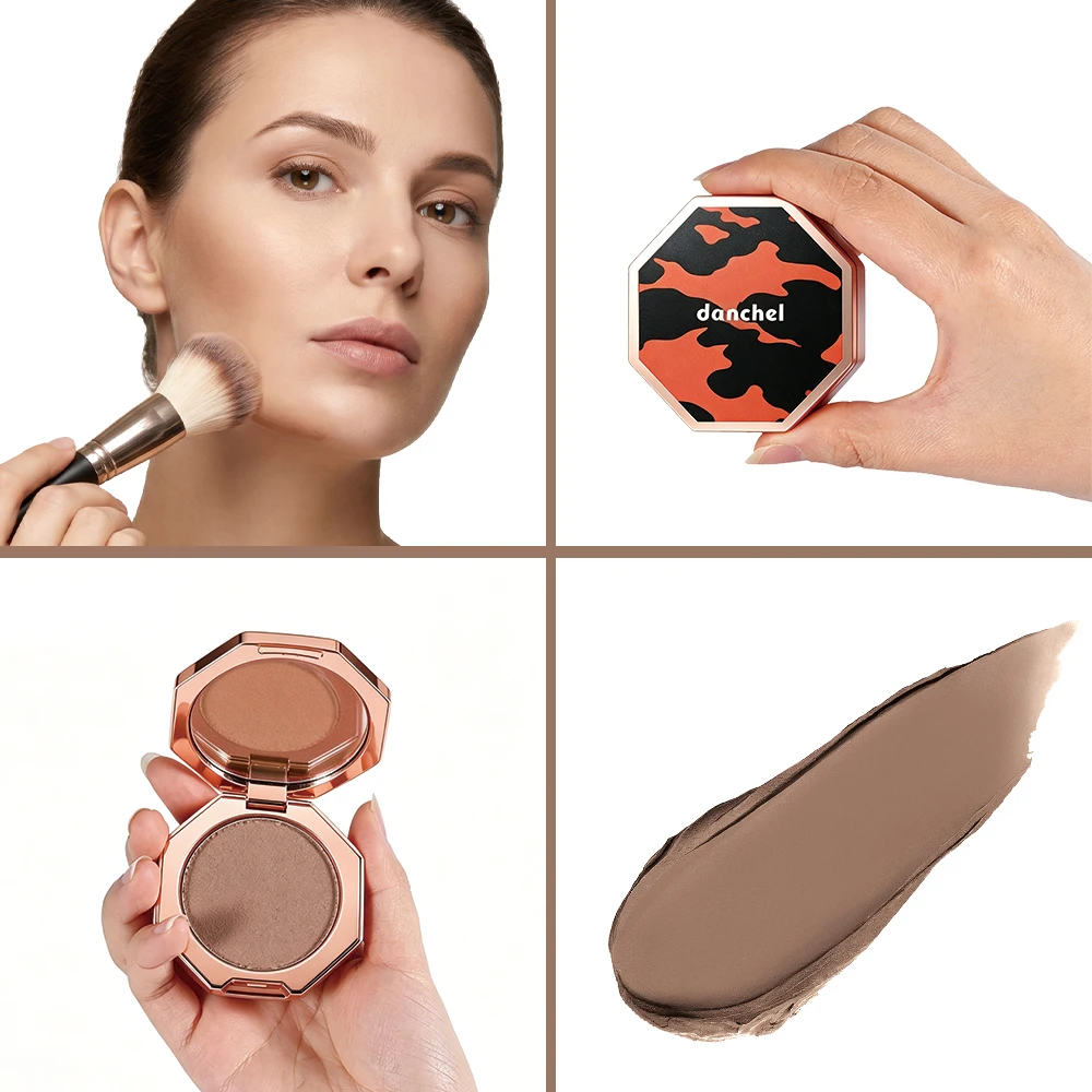 Mousse Cream Bronzer Bouncy & Blurring Airbrushed Blending Long Lasting Contour Makeup Soft-Matte Natural Blurred Finish Makeup - Image 5