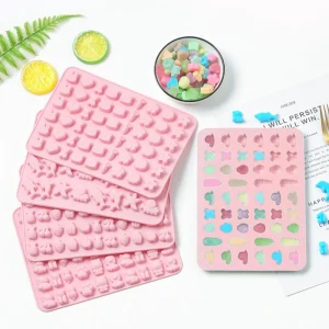 Multi Style Porous Animal Biscuit Silicone Mould Fruit Shape Chocolate Ice Cube Making Set Baking Mold DIY Cake Decor Tool Gifts