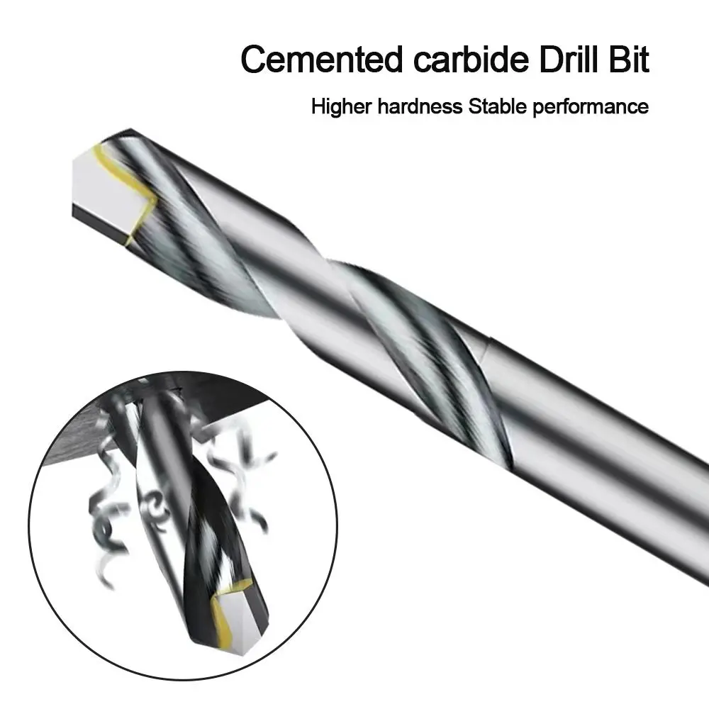 Multifunctional Carbide Drill Bits Cemented Carbide 3.0-12mm Milling Cutter Twist Drill Bit Stainless Steel - Image 2