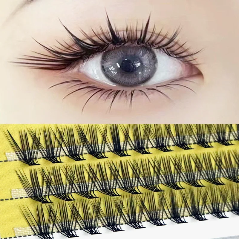 New 20D L Curl Eyelash Cluster Russia 3D Natural Individual False Eyelashes 1 Box/60 Bunches Mink Lashes Extension Makeup Tools - Image 2