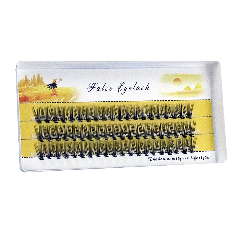 New 20D L Curl Eyelash Cluster Russia 3D Natural Individual False Eyelashes 1 Box/60 Bunches Mink Lashes Extension Makeup Tools - Image 6