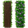 New! For Home Outdoor Garden Balcony Decoration Artificial Hedge Fake Leaf Wall Greenery Hedge Plant Privacy Fence Screen