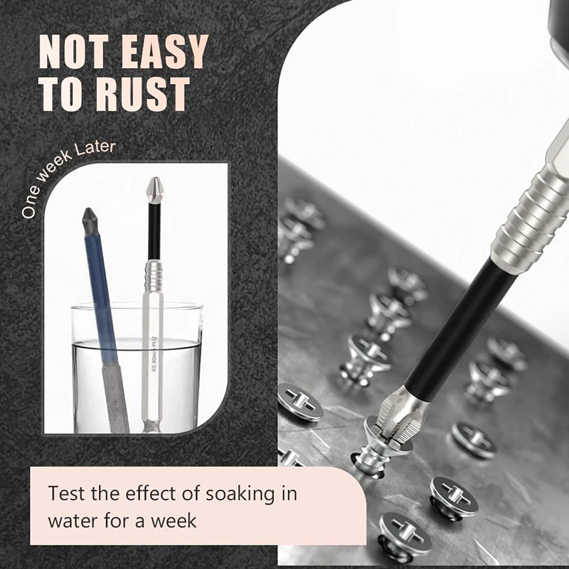 New High Magnetic Screwdriver Drill Bit Set Strong Magnetic Durability Screwdriver Drill Bit Set Universal Anti-Slip Power Tool - Image 3