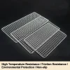 New High Quality Barbecue Net Portable Durable Iron Wire Grill Racks Reusable Square Grill Net Nonstick Roast Grate Net