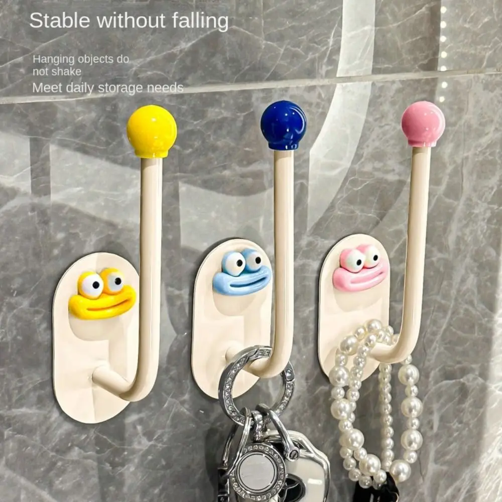 New Reusable Suction Cup Hooks Punch Free Traceless Storage Hanger Wall Hook Rotating Suction Cup Hook Bathroom - Image 3