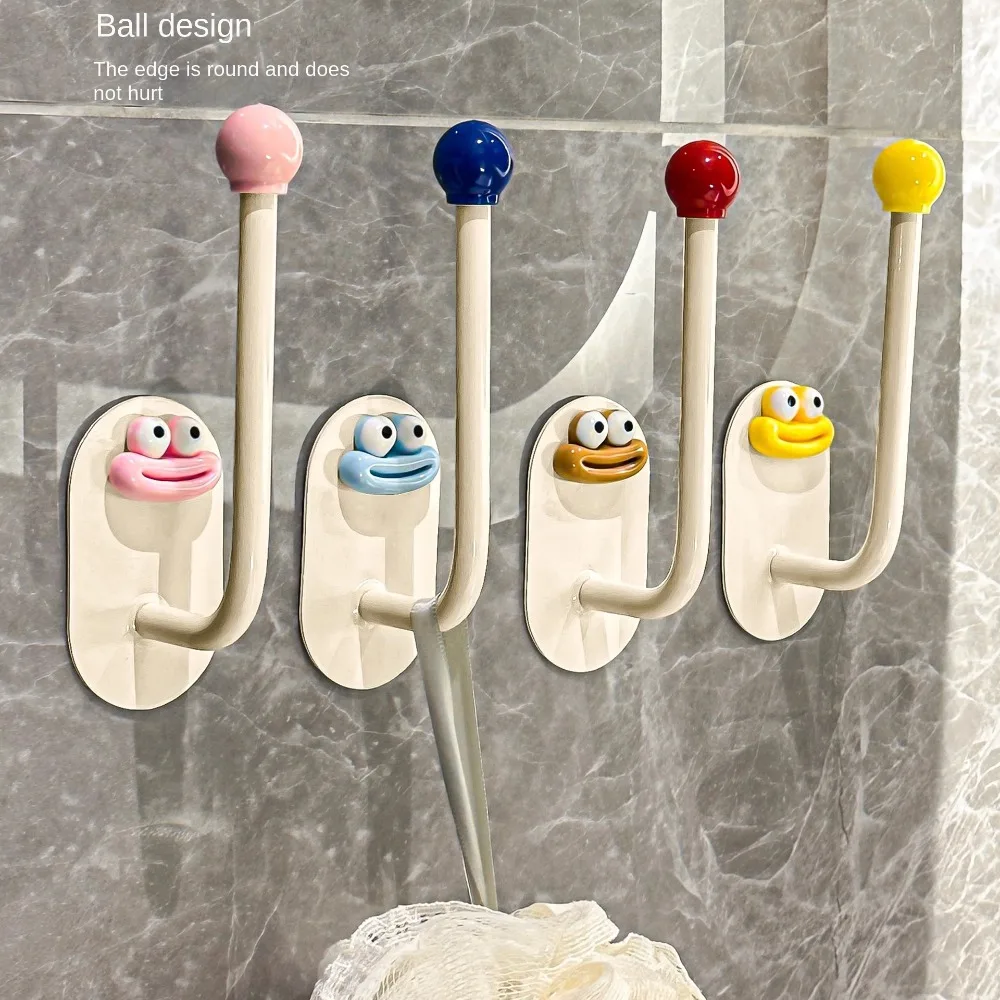 New Reusable Suction Cup Hooks Punch Free Traceless Storage Hanger Wall Hook Rotating Suction Cup Hook Bathroom